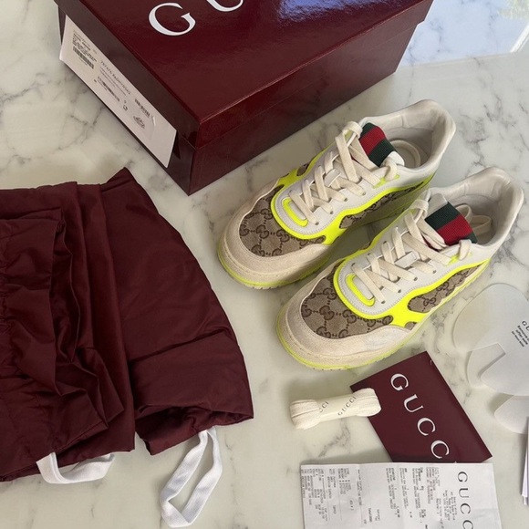 GUCCI RE WEB SNEAKERS - Picture 5 of 6